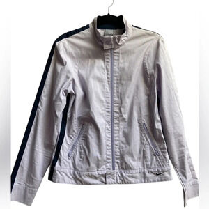 Nike Dri fit cotton blend light  weight full zip jacket Sz M